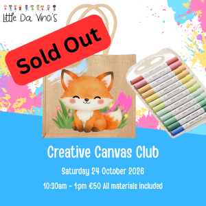 Creative Canvas Club - 24 October 2026