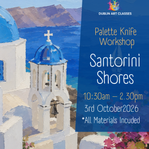 Santorini Shores- Palette Knife Workshop - October 3rd 2026