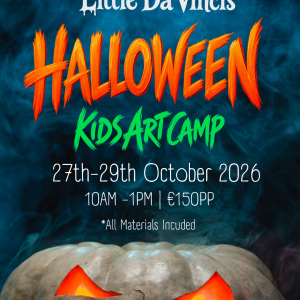 Halloween Kids Art Camp 2026 | Creative Painting & Drawing (Ages 8–12)